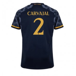 Real Madrid Daniel Carvajal #2 Koszulka Wyjazdowych 2023-24 Krótki Rękaw